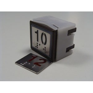 BOTON CUADRADO BLANCO BT-53Z/BT-52Z/BT-50 (FONDO ROJO) 